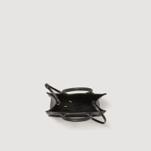 Bolsos Tote<Sandro Paris Bolso Cabas Pequeno De Piel Certificada