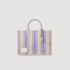 Bolsos Tote<Sandro Paris Bolso Kasbah De Tela A Rayas