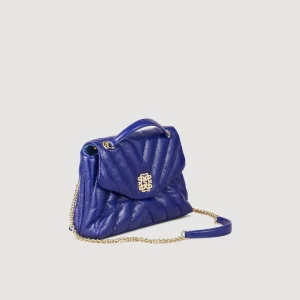 Bolsos De Hombro<Sandro Paris Bolso Mila De Cuero Granulado Acolchado