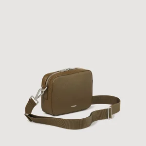 Minibolsos<Sandro Paris Bolso Pequeno De Cuero Saffiano