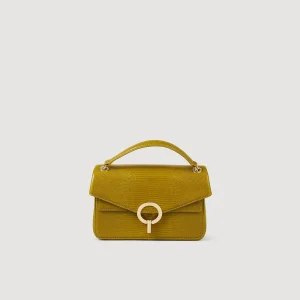 Bolsos De Hombro<Sandro Paris Bolso Pequeno Yza De Piel Efecto Lagarto