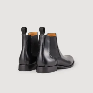 Zapatos Urbanos<Sandro Paris Botines Chelsea De Piel