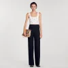 Conjuntos<Sandro Paris Bralette De Punto Con Colgantes