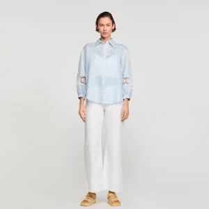 Tops & Camisas<Sandro Paris Camisa A Rayas