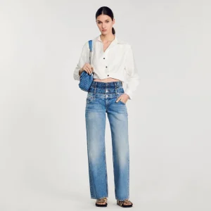 Tops & Camisas<Sandro Paris Camisa Corta