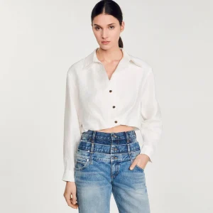 Tops & Camisas<Sandro Paris Camisa Corta