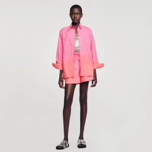 Conjuntos<Sandro Paris Camisa Dip Dye Con Strass