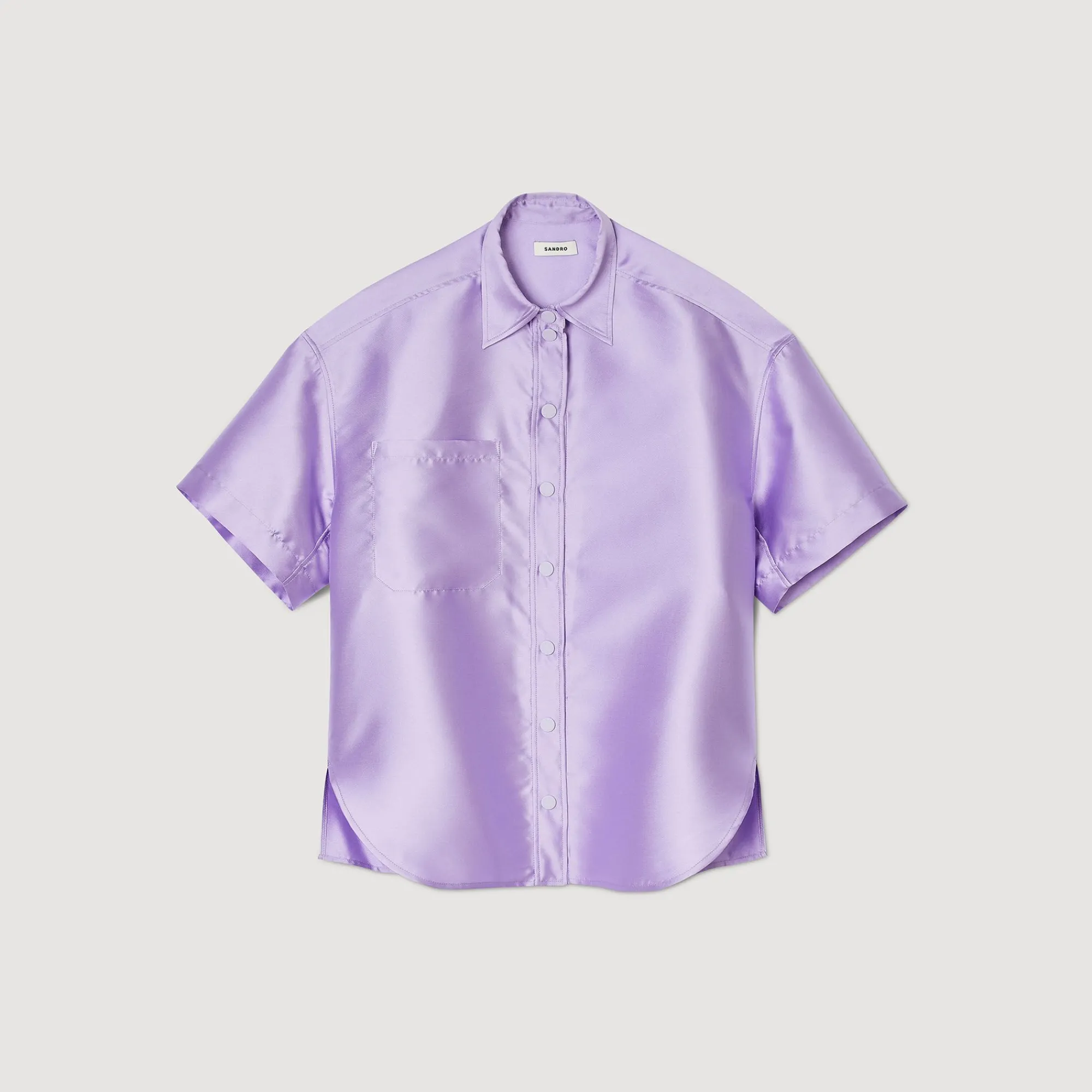 camisa_oversize_satinada_5-1.webp Conjuntos<Sandro Paris Camisa Oversize Satinada