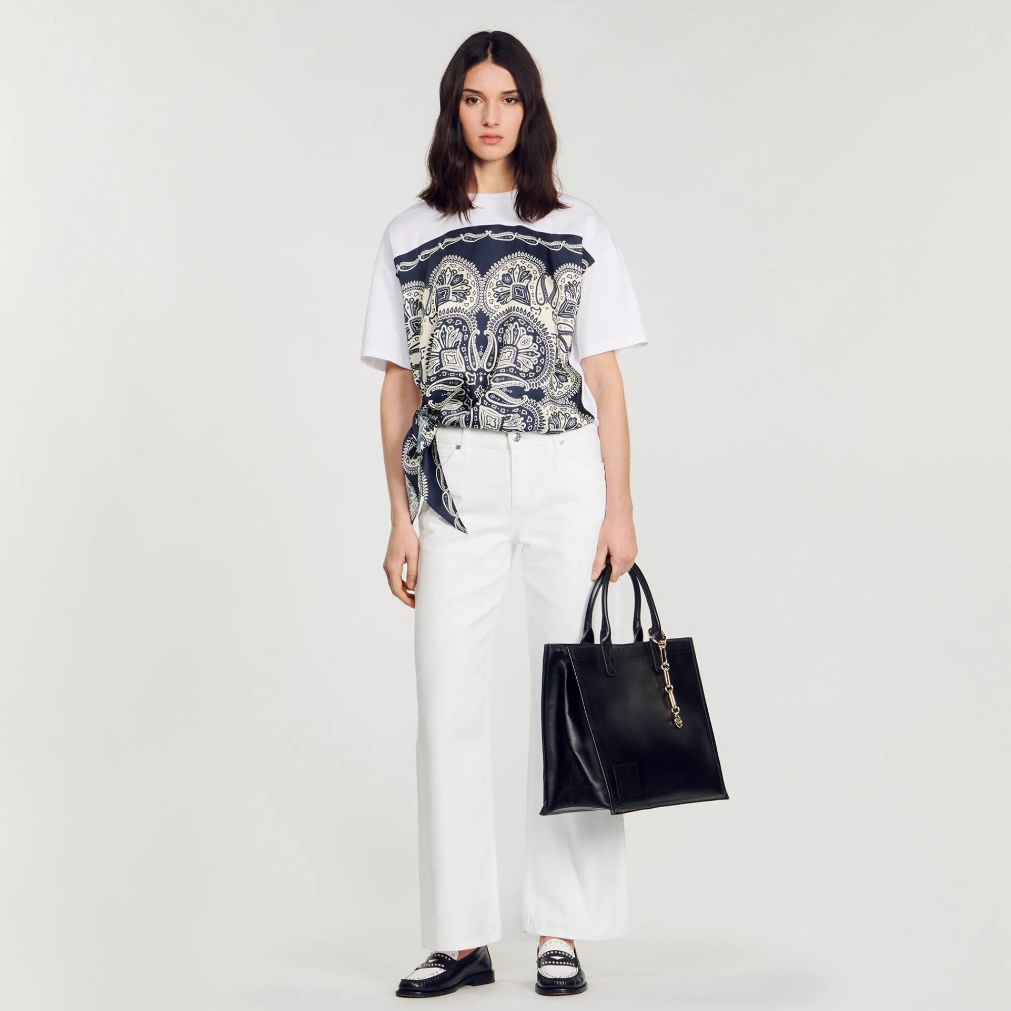 camiseta_fular_0.webp Camisetas<Sandro Paris Camiseta Fular