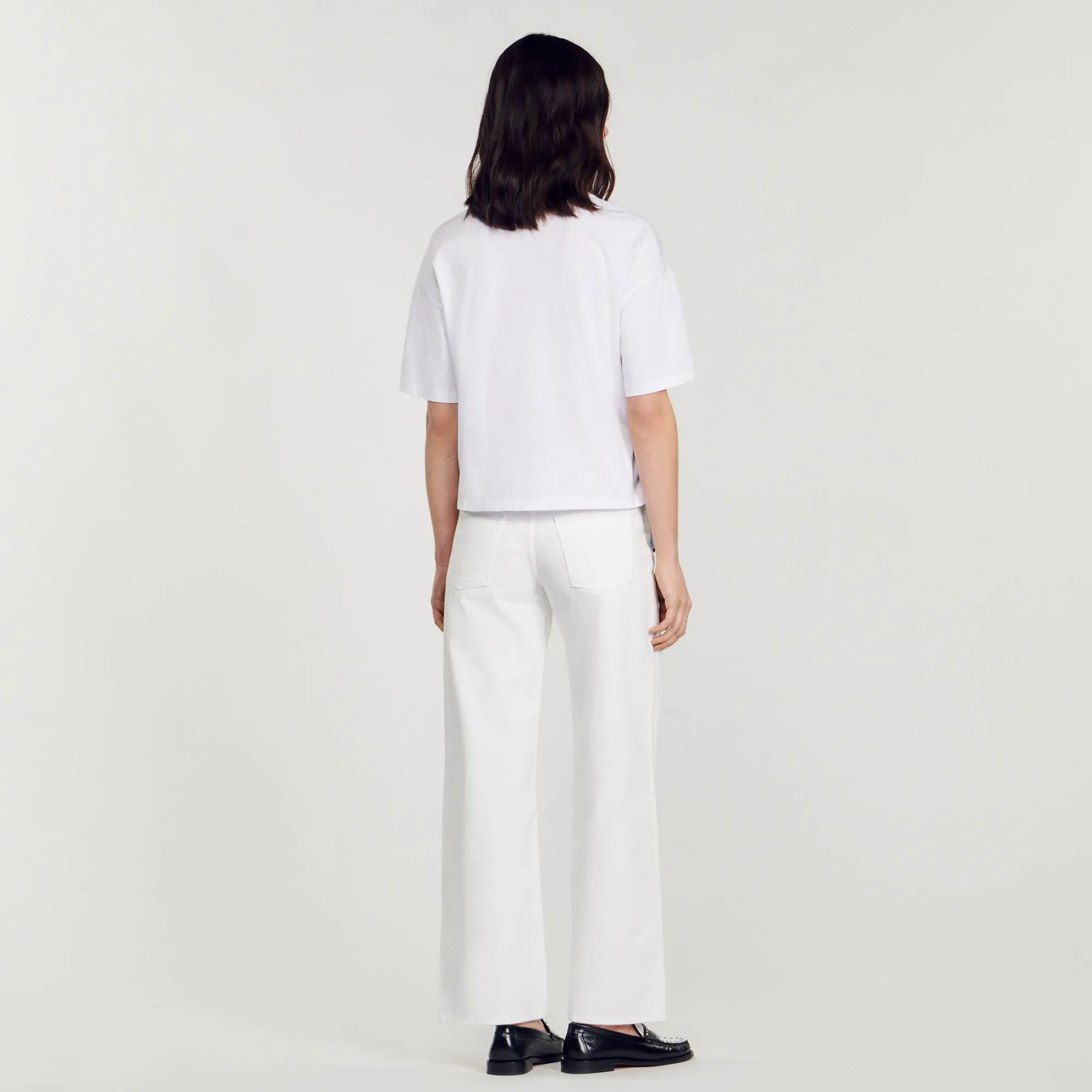 camiseta_fular_4.webp Camisetas<Sandro Paris Camiseta Fular
