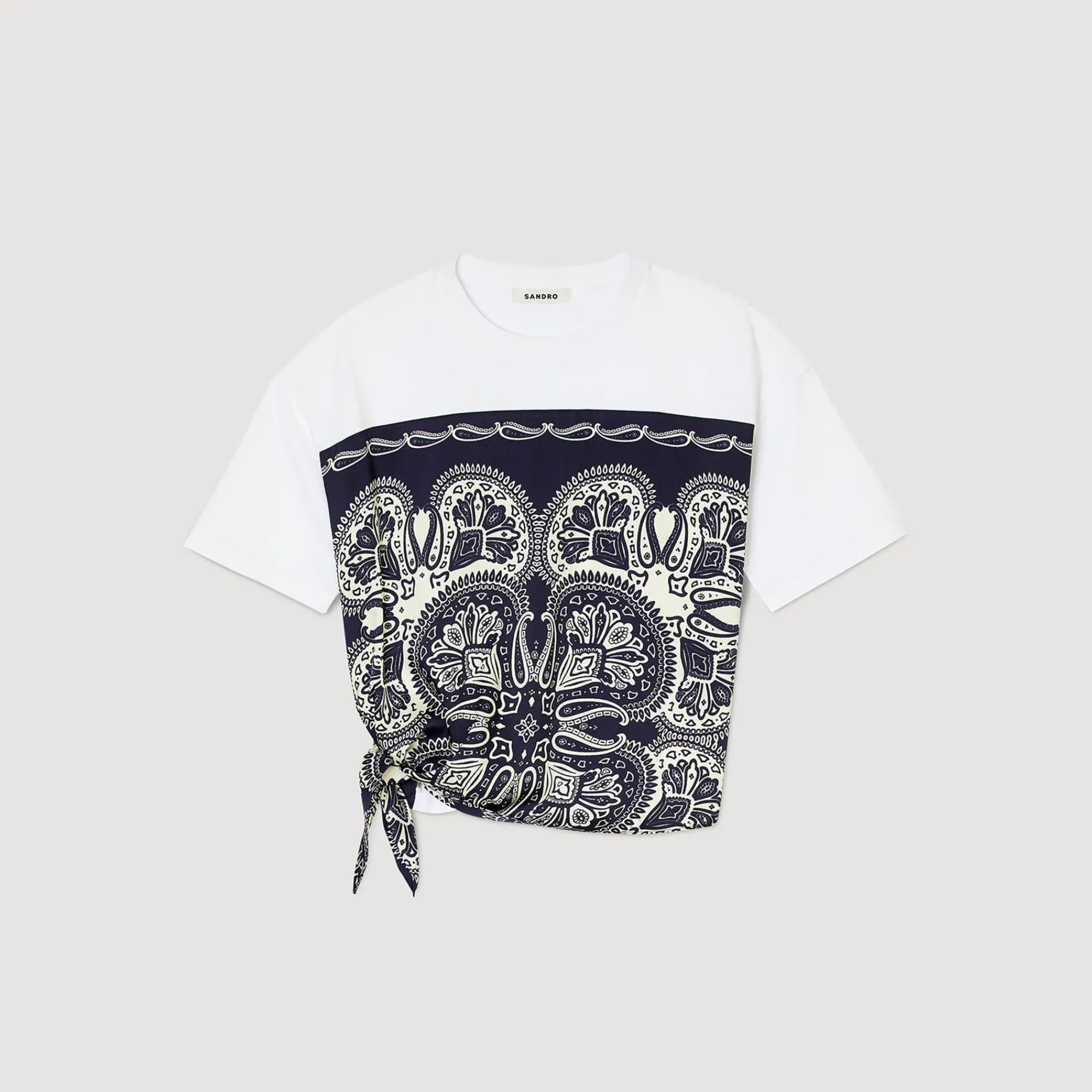 camiseta_fular_5.webp Camisetas<Sandro Paris Camiseta Fular