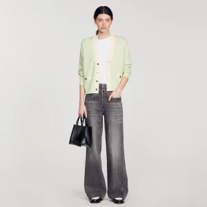 Jerseys & Cárdigans<Sandro Paris Cardigan Bicolor