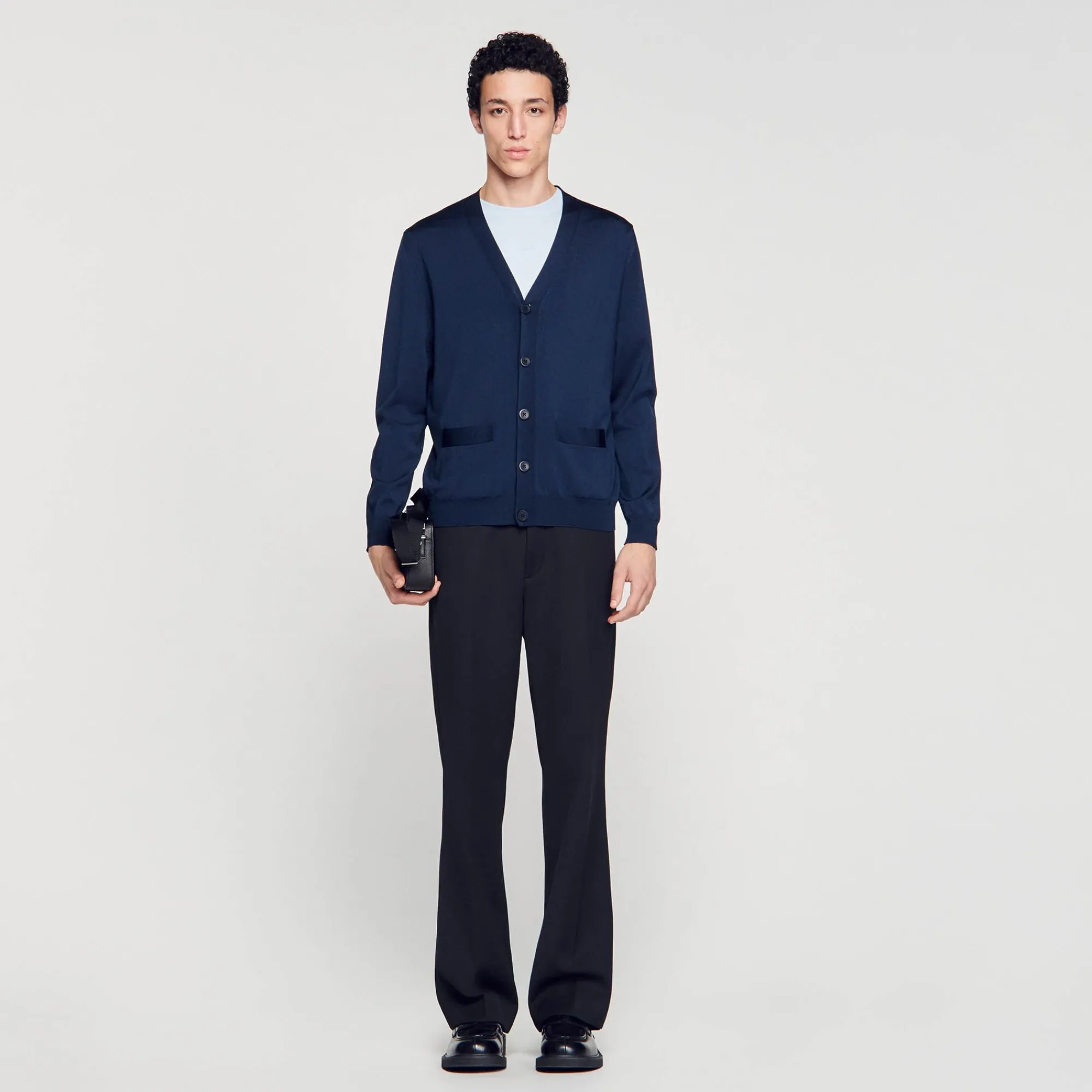 cardigan_de_punto_0-1.webp Jerséis & Chalecos<Sandro Paris Cardigan De Punto
