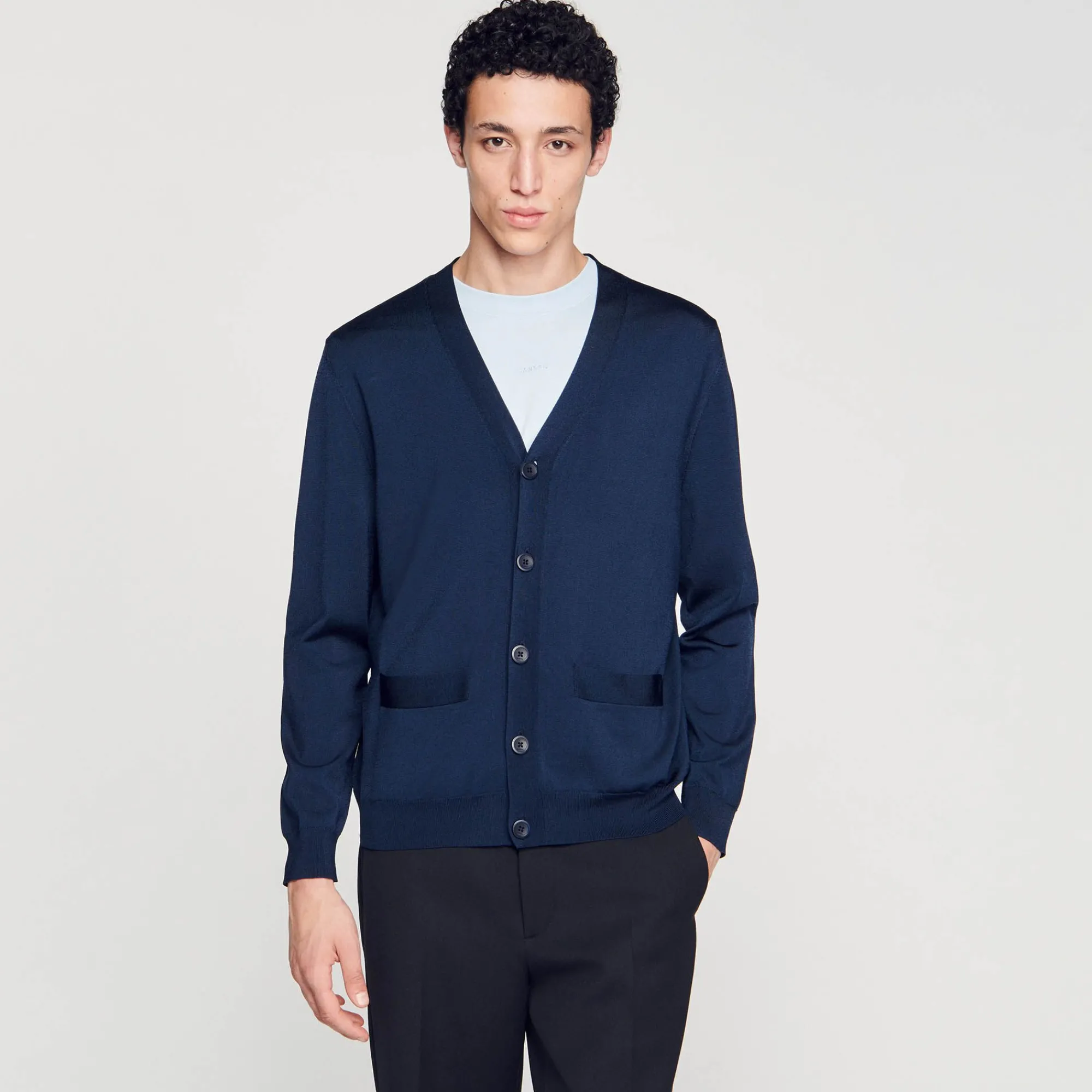 cardigan_de_punto_3-1.webp Jerséis & Chalecos<Sandro Paris Cardigan De Punto