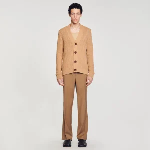 Jerséis & Chalecos<Sandro Paris Cardigan De Punto Calado