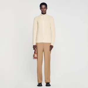 Jerséis & Chalecos<Sandro Paris Cardigan De Punto Con Cremallera