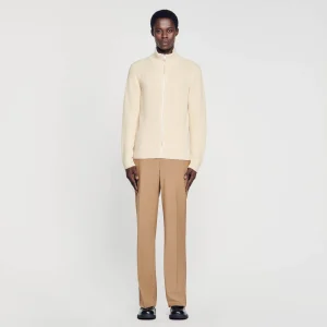 Jerséis & Chalecos<Sandro Paris Cardigan De Punto Con Cremallera