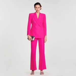 Trajes<Sandro Paris Chaqueta Con Botonadura Cruzada