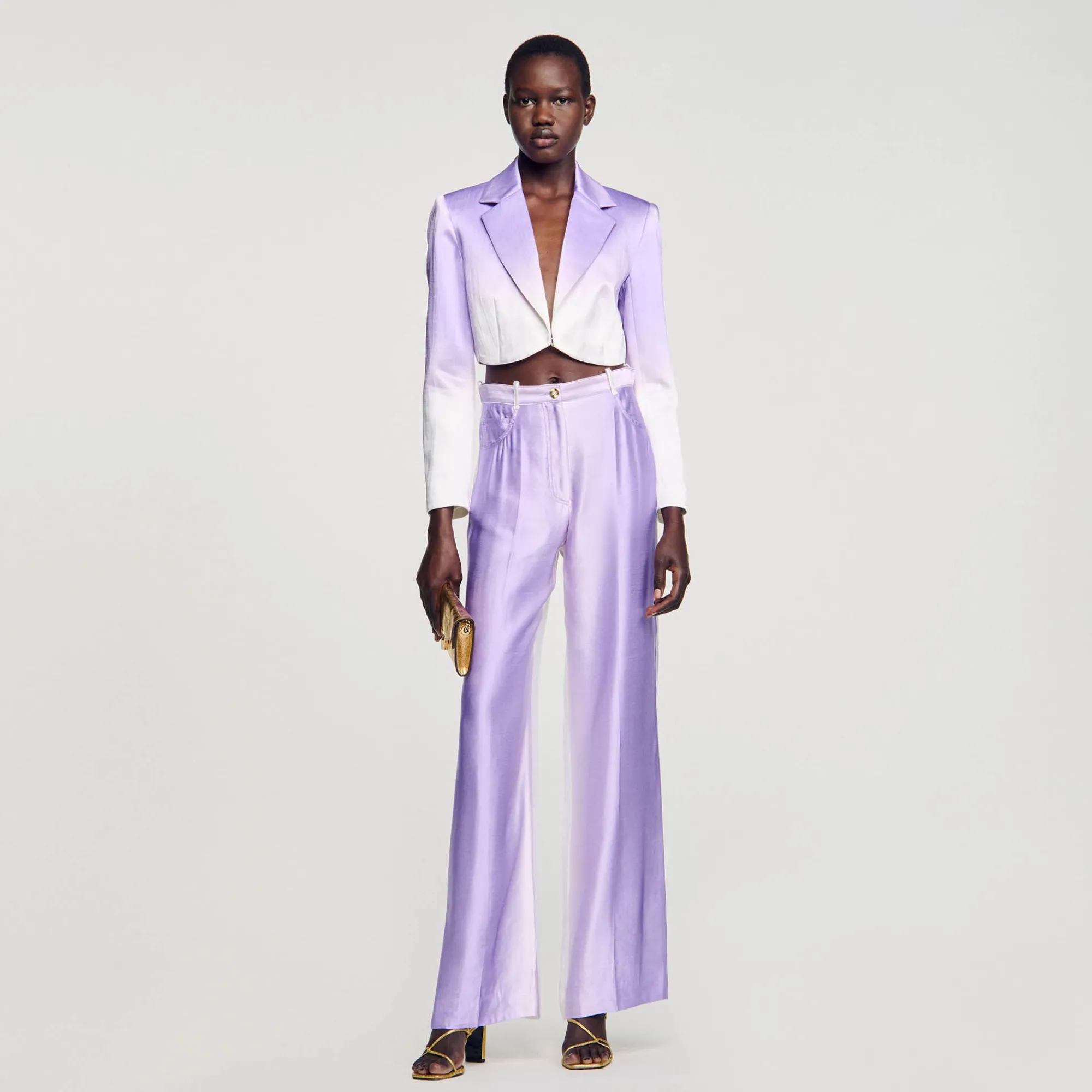chaqueta_corta_de_traje_0.webp Trajes<Sandro Paris Chaqueta Corta De Traje