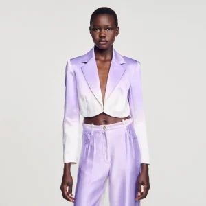 Trajes<Sandro Paris Chaqueta Corta De Traje