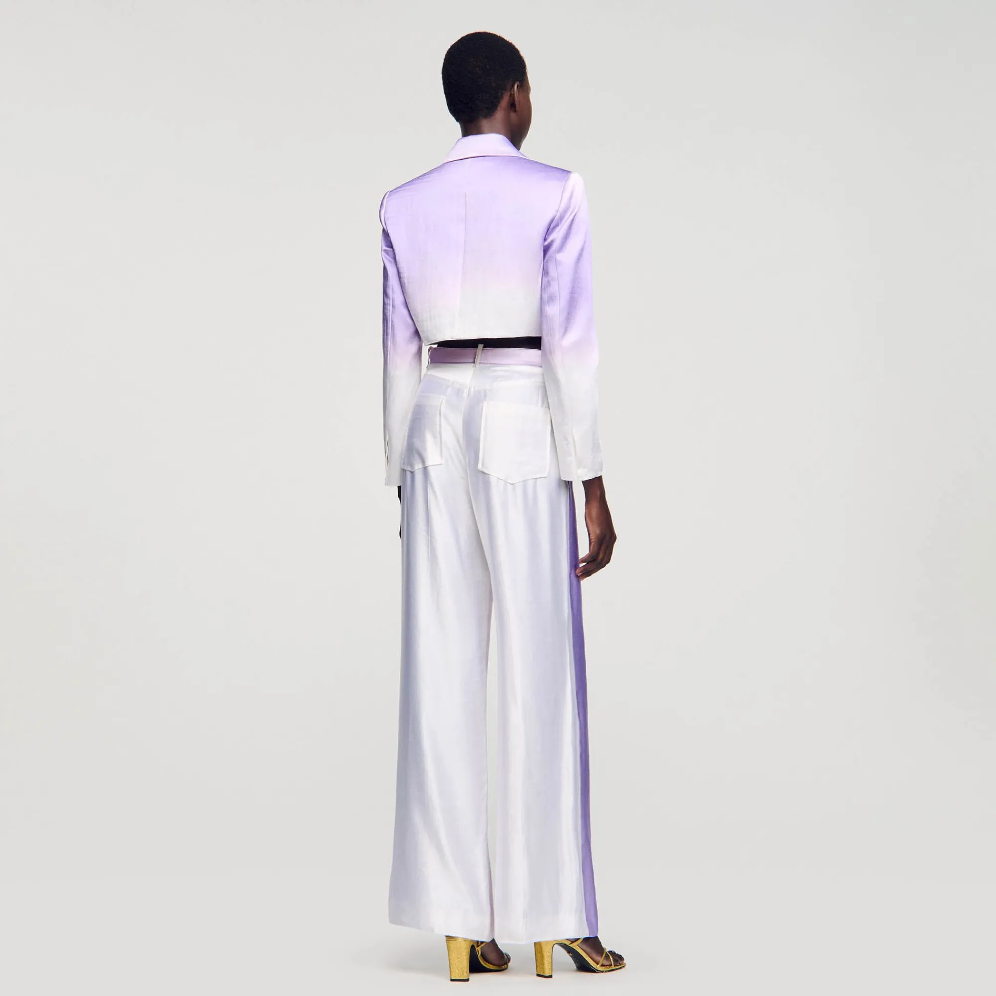 chaqueta_corta_de_traje_4.webp Trajes<Sandro Paris Chaqueta Corta De Traje