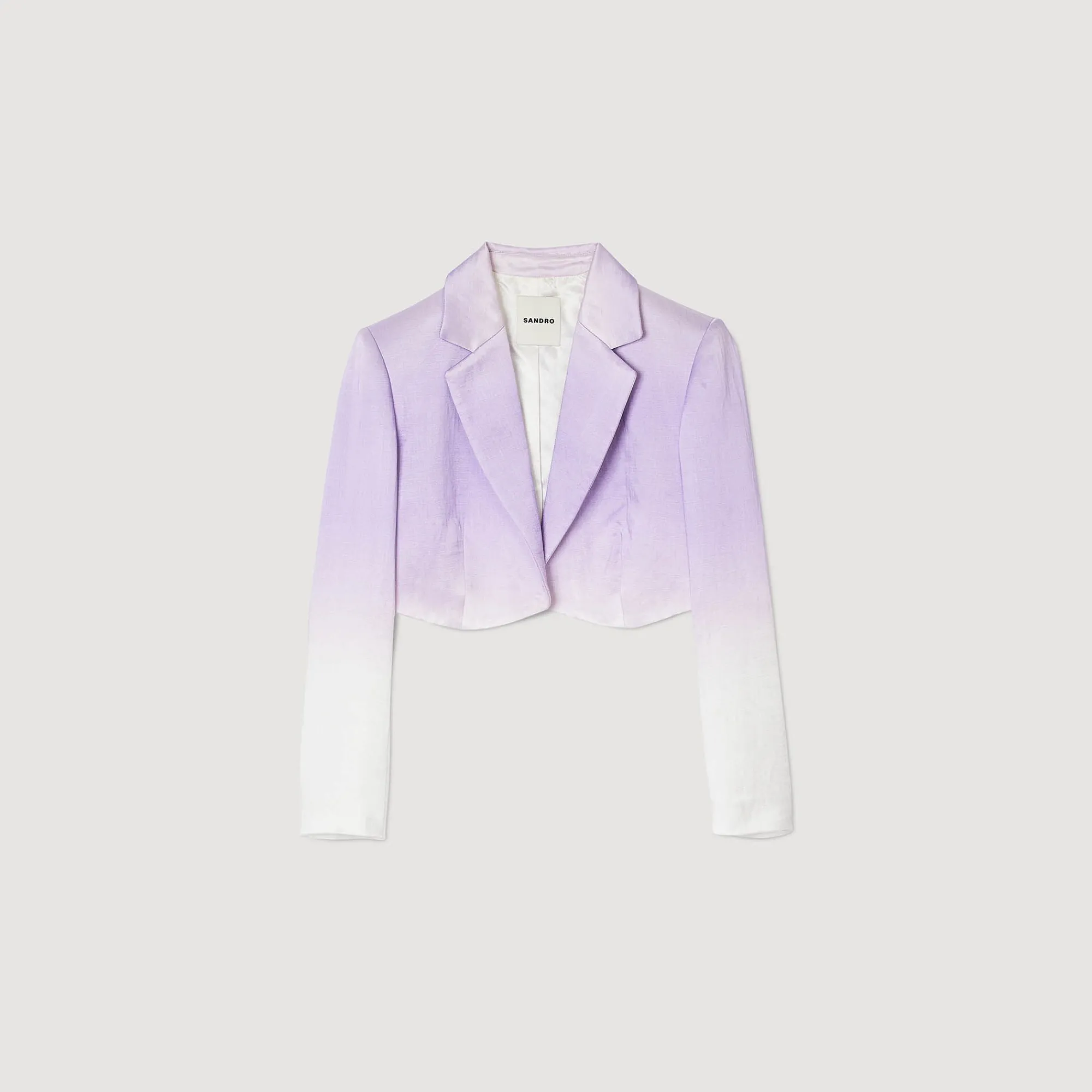 chaqueta_corta_de_traje_5.webp Trajes<Sandro Paris Chaqueta Corta De Traje