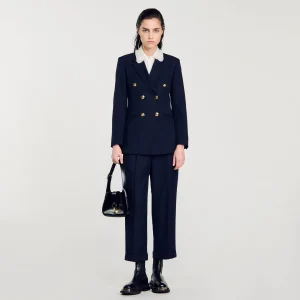 Trajes<Sandro Paris Chaqueta De Sastre Con Doble Botonadura