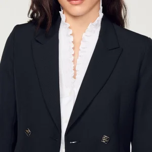 Trajes<Sandro Paris Chaqueta De Sastre Con Doble Botonadura