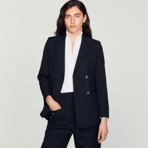 Trajes<Sandro Paris Chaqueta De Sastre Con Doble Botonadura
