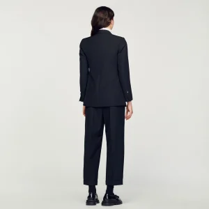 Trajes<Sandro Paris Chaqueta De Sastre Con Doble Botonadura