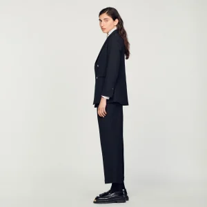 Trajes<Sandro Paris Chaqueta De Sastre Con Doble Botonadura