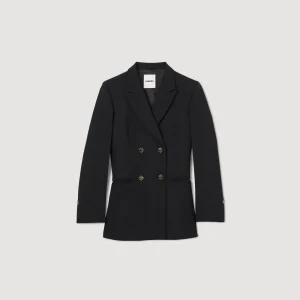 Trajes<Sandro Paris Chaqueta De Sastre Con Doble Botonadura