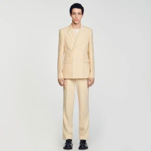 Blazers<Sandro Paris Chaqueta De Traje Cruzada