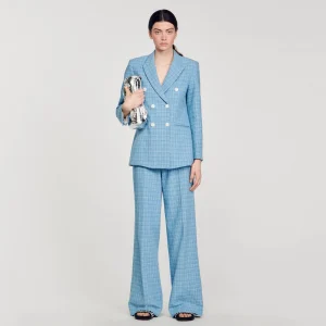 Trajes<Sandro Paris Chaqueta Sastre De Tweed