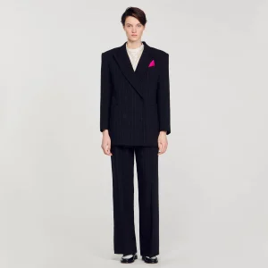 Trajes<Sandro Paris Chaqueta Sastre Oversize