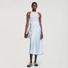 Faldas & Shorts<Sandro Paris Falda Larga Satinada
