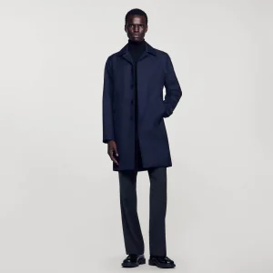Abrigos & Cazadoras<Sandro Paris Impermeable De Tejido Tecnico