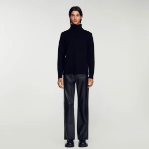 Jerséis & Chalecos<Sandro Paris Jersey Cuello Vuelto De Lana Y Cachemira