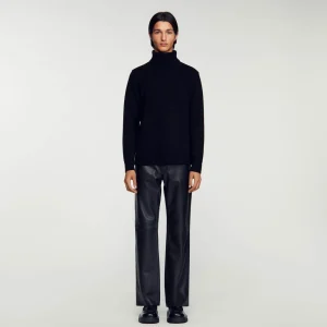 Jerséis & Chalecos<Sandro Paris Jersey Cuello Vuelto De Lana Y Cachemira