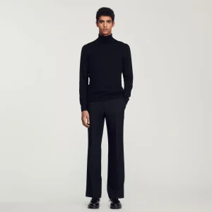 Jerséis & Chalecos<Sandro Paris Jersey De Cuello Vuelto De Lana