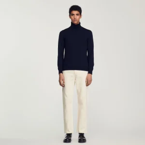 Jerséis & Chalecos<Sandro Paris Jersey De Cuello Vuelto De Lana
