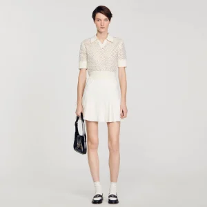 Jerseys & Cárdigans<Sandro Paris Jersey Polo Corto De Punto