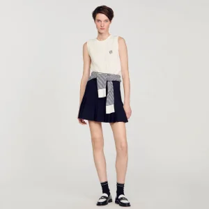 Jerseys & Cárdigans<Sandro Paris Jersey Sin Mangas De Punto