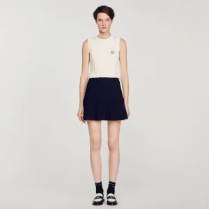 Jerseys & Cárdigans<Sandro Paris Jersey Sin Mangas De Punto