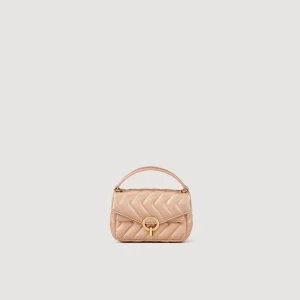 Bolsos De Hombro<Sandro Paris Minibolso Yza De Cuero Acolchado