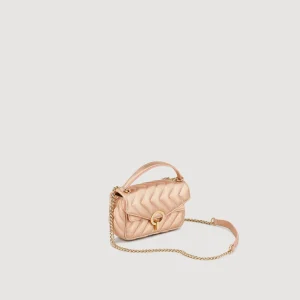 Bolsos De Hombro<Sandro Paris Minibolso Yza De Cuero Acolchado