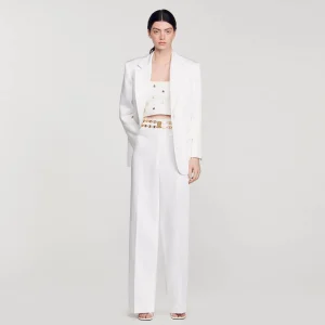 Trajes<Sandro Paris Pantalon Ancho