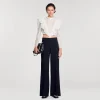 Trajes<Sandro Paris Pantalon Ancho