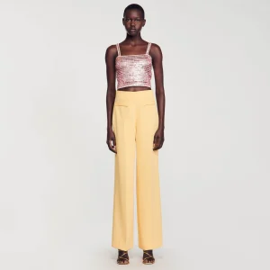 Trajes<Sandro Paris Pantalon Con Pinzas