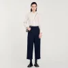 Trajes<Sandro Paris Pantalon De Corte Ancho